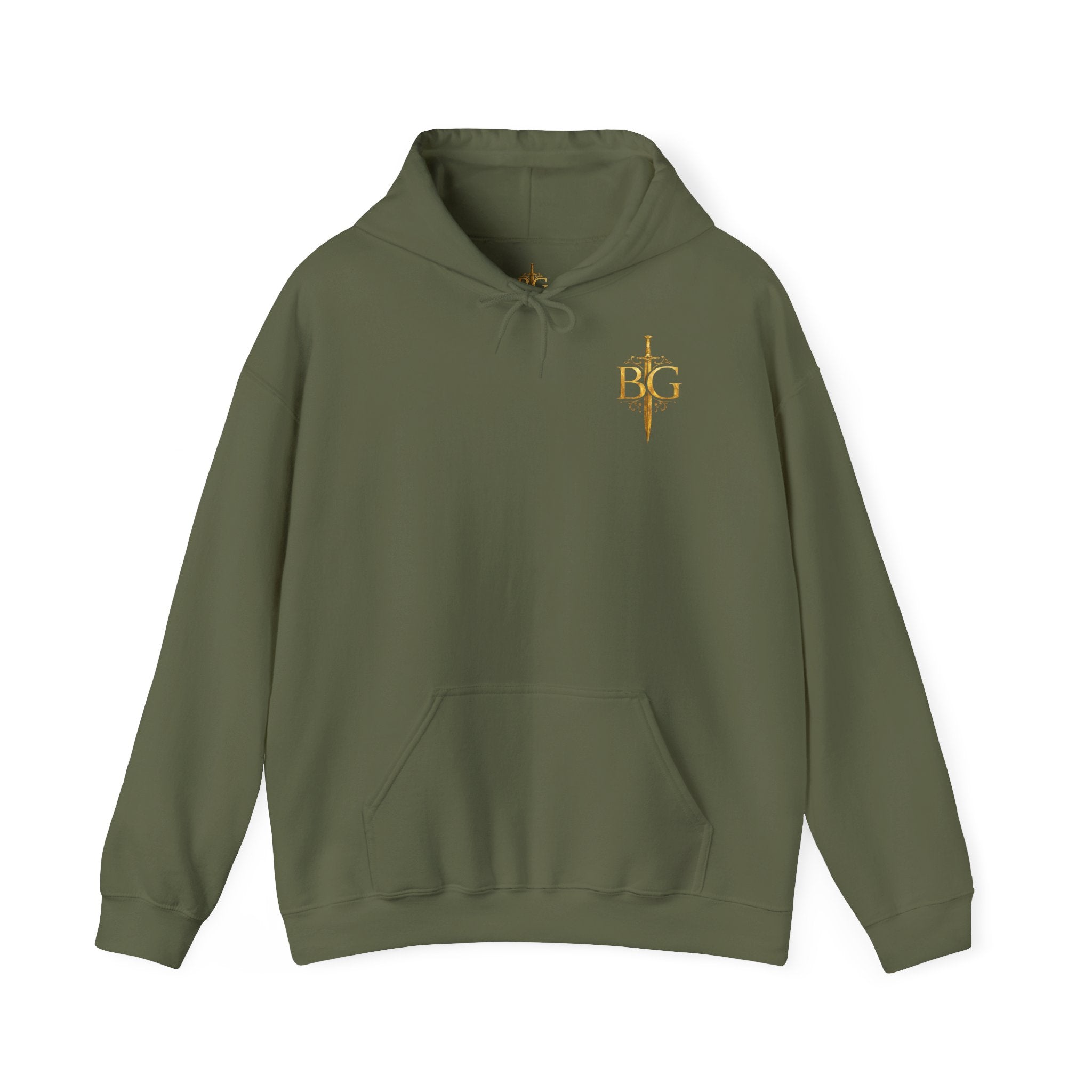 Bleak Gold Hoodie | Minimal Gold Emblem