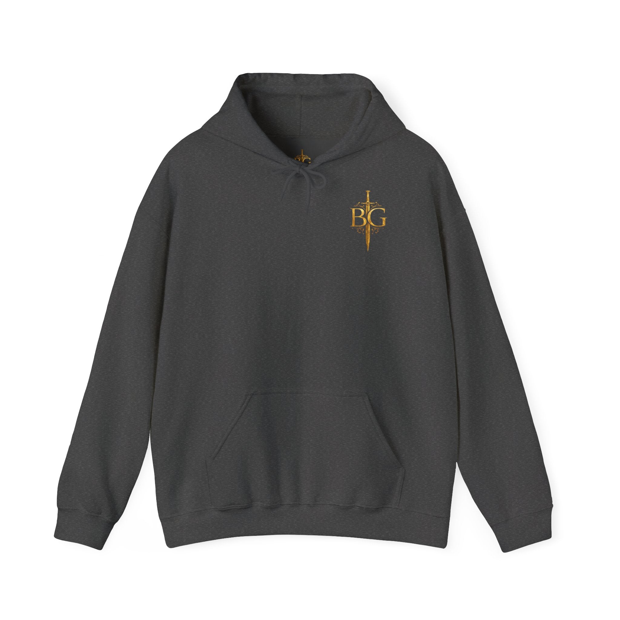 Bleak Gold Hoodie | Minimal Gold Emblem