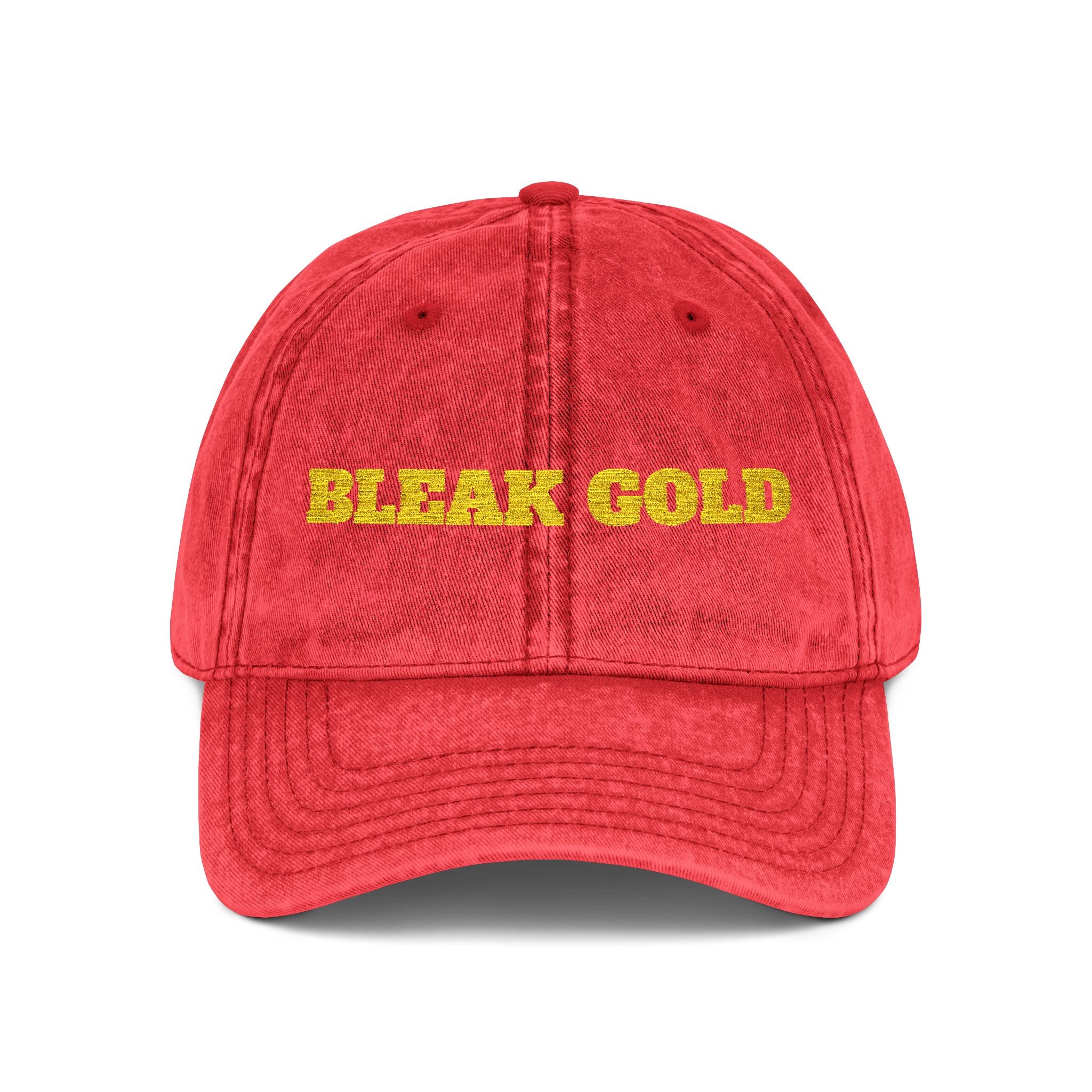 Casquette Vintage Bleak Gold – Broderie Signature