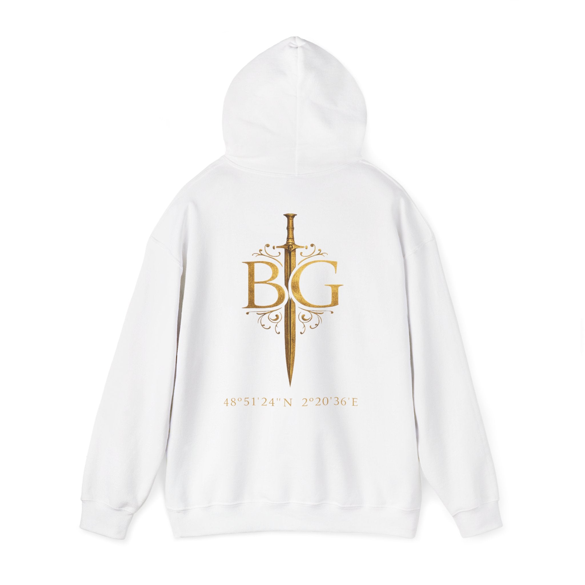 Bleak Gold Hoodie | Minimal Gold Emblem