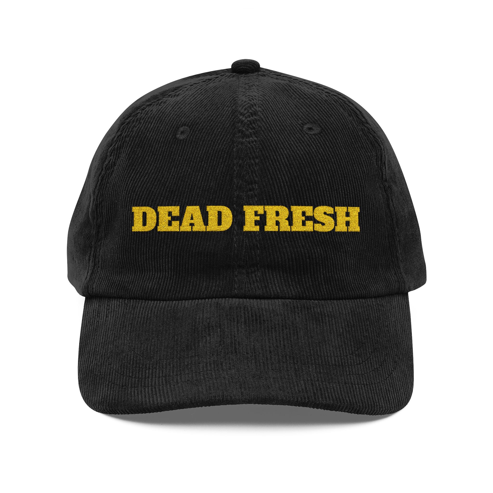 Dead Fresh — Casquette Vintage en Velours Côtelé | Bleak Gold