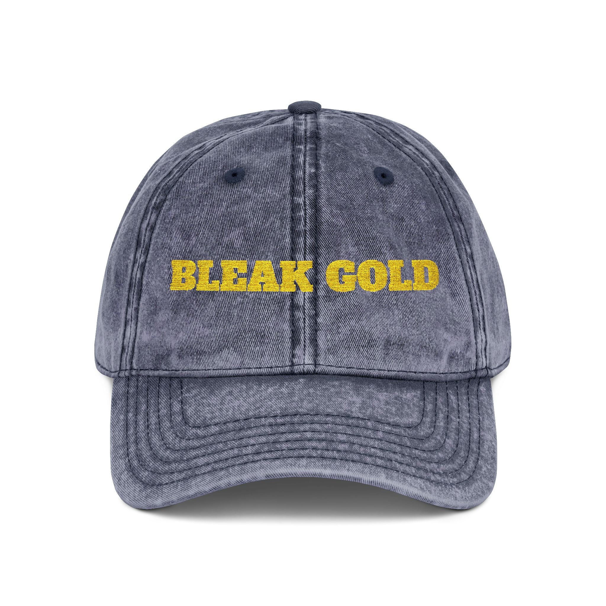 Casquette Vintage Bleak Gold – Broderie Signature