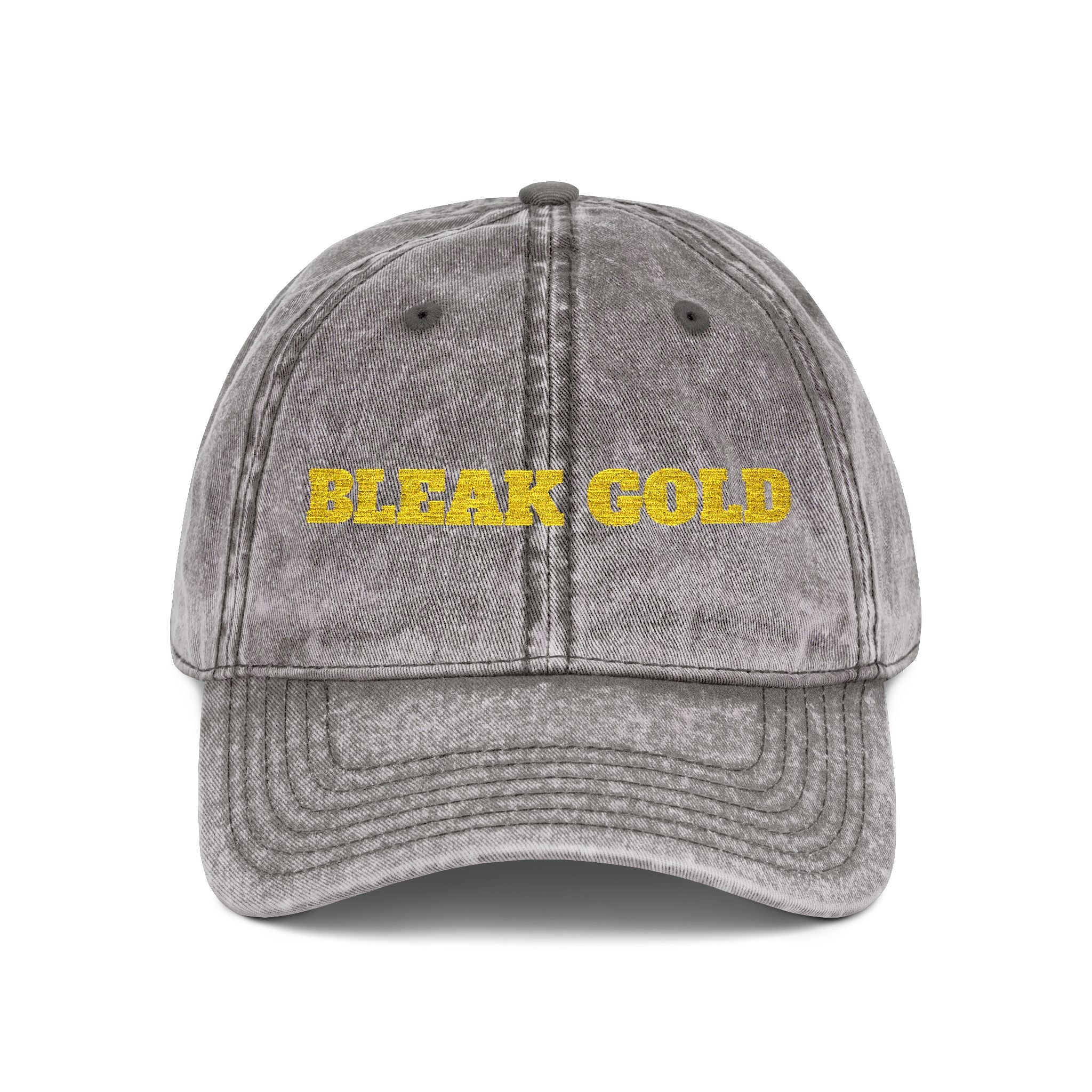 Casquette Vintage Bleak Gold – Broderie Signature