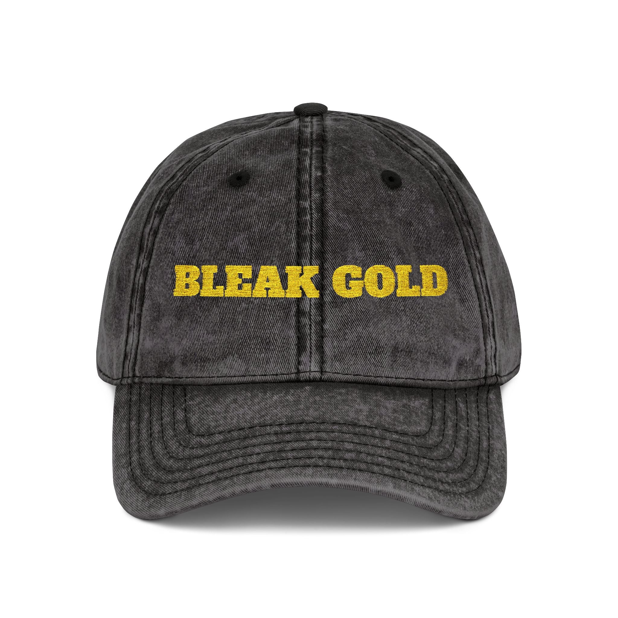 Casquette Vintage Bleak Gold – Broderie Signature