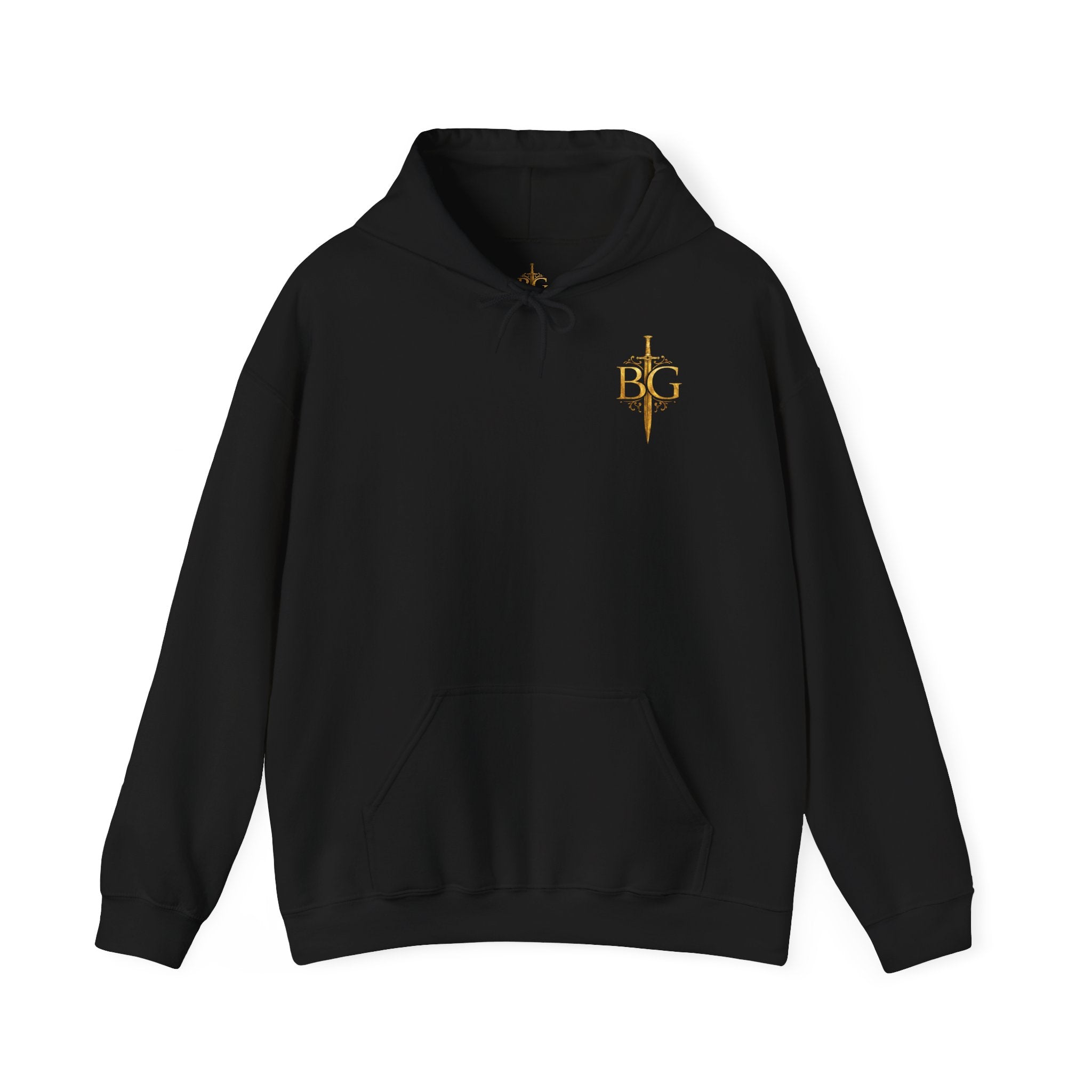 Bleak Gold Hoodie | Minimal Gold Emblem