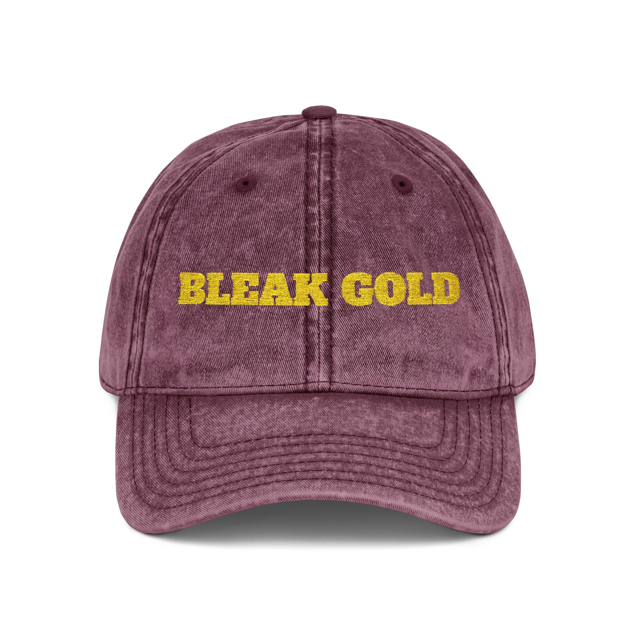 Casquette Vintage Bleak Gold – Broderie Signature